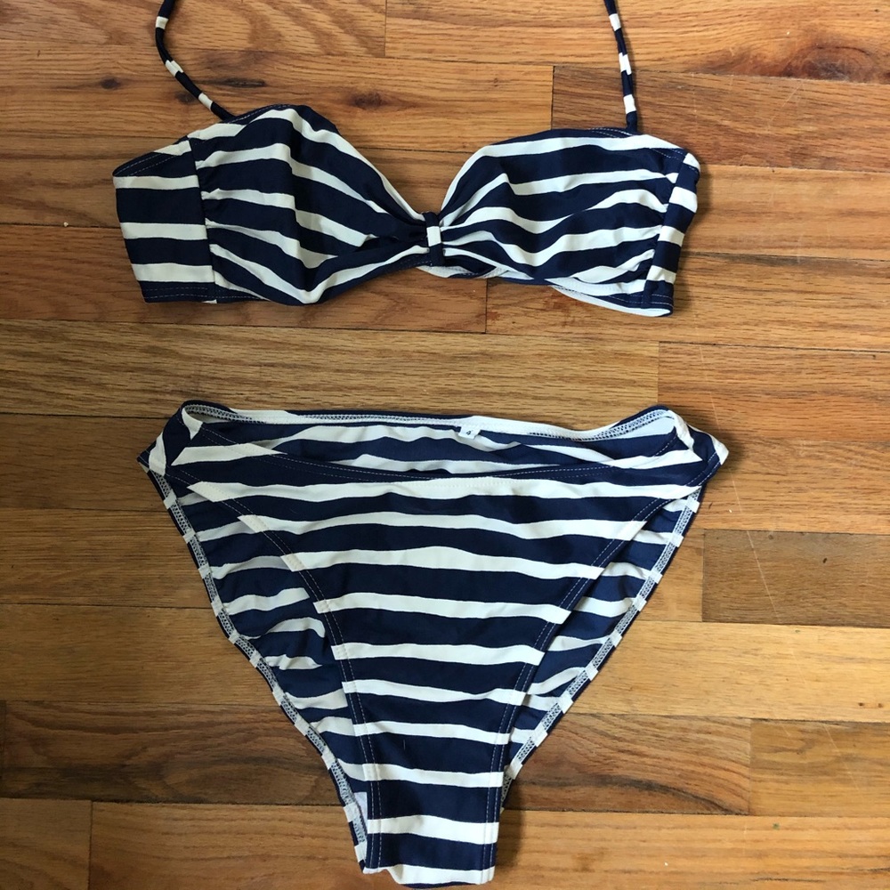 Vintage high waisted striped suit⚡️ size 4